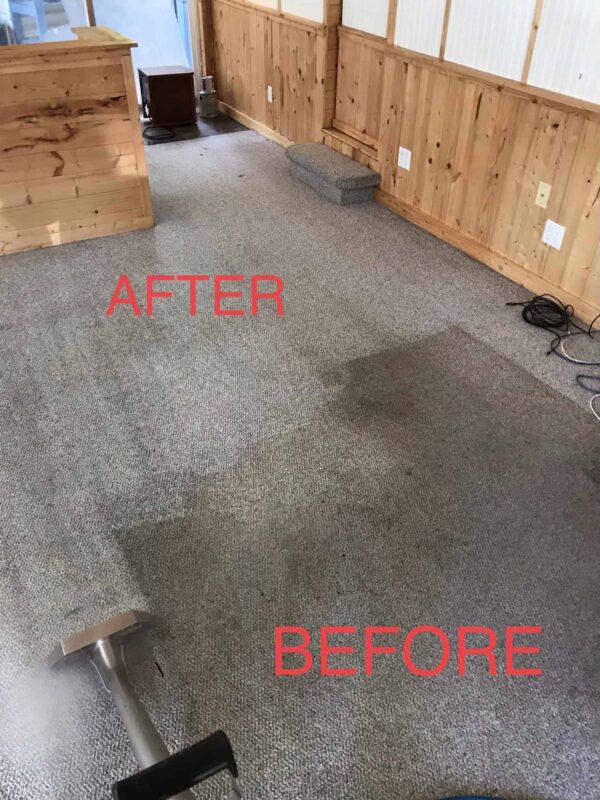 Before And After Steam Cleaned Carpet